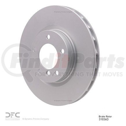 600-31036D by DYNAMIC FRICTION COMPANY - Disc Brake Rotor