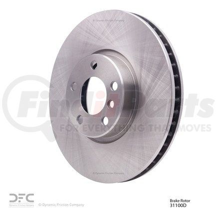 600-31100D by DYNAMIC FRICTION COMPANY - Disc Brake Rotor