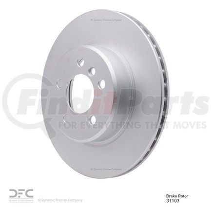 600-31103 by DYNAMIC FRICTION COMPANY - Disc Brake Rotor