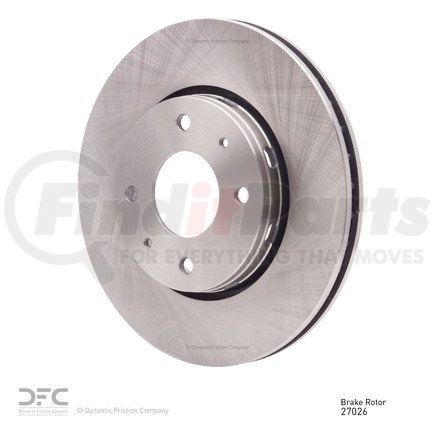 600-27026 by DYNAMIC FRICTION COMPANY - Disc Brake Rotor