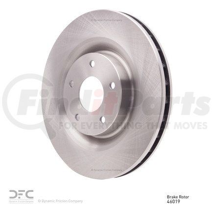 600-46019 by DYNAMIC FRICTION COMPANY - BARE BRAKE ROTOR