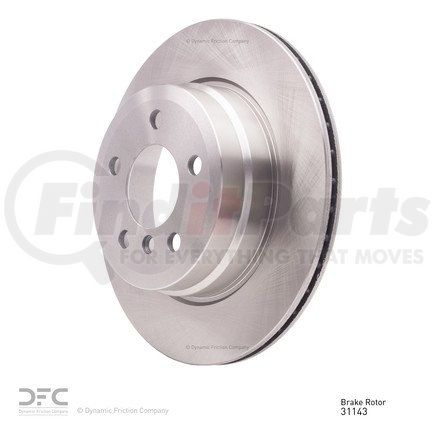 600-31143 by DYNAMIC FRICTION COMPANY - Disc Brake Rotor