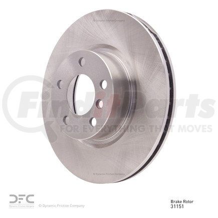 600-31151 by DYNAMIC FRICTION COMPANY - Disc Brake Rotor