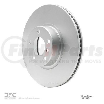600-31159D by DYNAMIC FRICTION COMPANY - Disc Brake Rotor