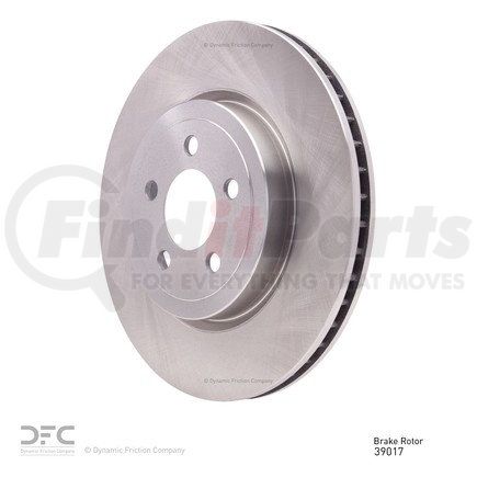 600-39017 by DYNAMIC FRICTION COMPANY - Disc Brake Rotor