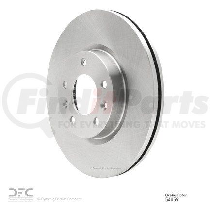 600-54059 by DYNAMIC FRICTION COMPANY - Disc Brake Rotor