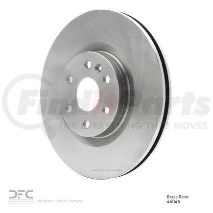 600-46046 by DYNAMIC FRICTION COMPANY - Disc Brake Rotor