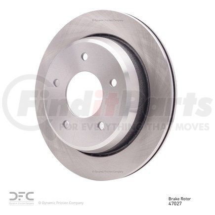 600-47027 by DYNAMIC FRICTION COMPANY - Disc Brake Rotor