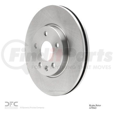 600-47043 by DYNAMIC FRICTION COMPANY - Disc Brake Rotor