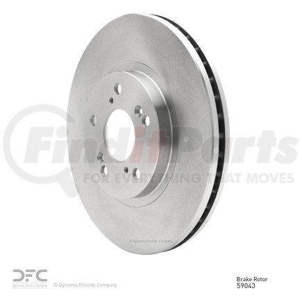 600-59043 by DYNAMIC FRICTION COMPANY - Disc Brake Rotor