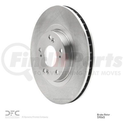 600-59045 by DYNAMIC FRICTION COMPANY - Disc Brake Rotor