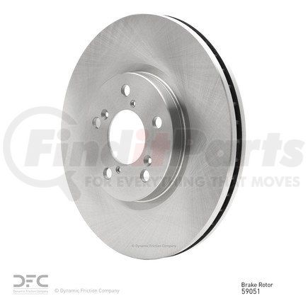 600-59051 by DYNAMIC FRICTION COMPANY - Disc Brake Rotor