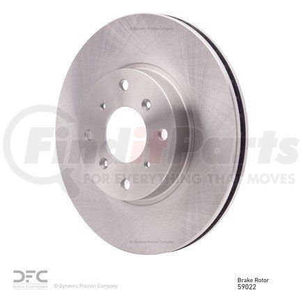 600-59022 by DYNAMIC FRICTION COMPANY - Disc Brake Rotor