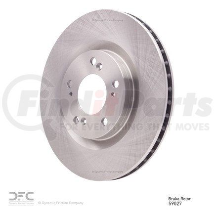 600-59027 by DYNAMIC FRICTION COMPANY - Disc Brake Rotor