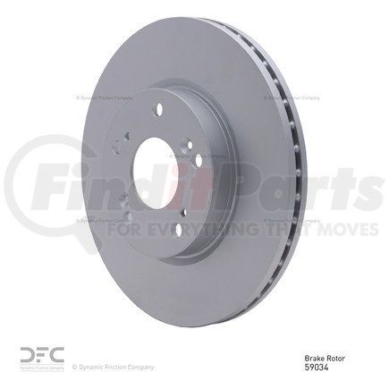 600-59034 by DYNAMIC FRICTION COMPANY - Disc Brake Rotor