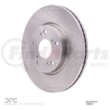 600-59037 by DYNAMIC FRICTION COMPANY - Disc Brake Rotor