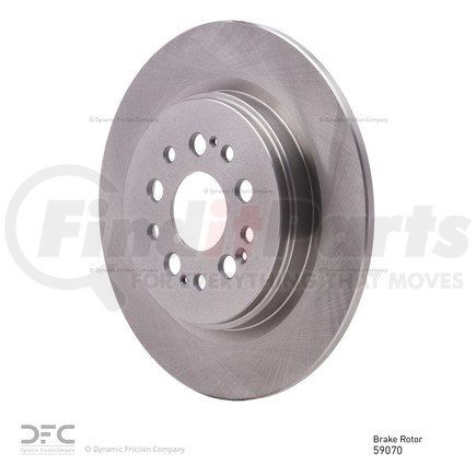 600-59070 by DYNAMIC FRICTION COMPANY - Disc Brake Rotor