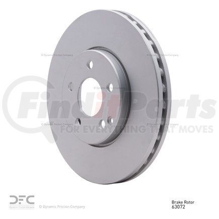 600-63072 by DYNAMIC FRICTION COMPANY - Disc Brake Rotor