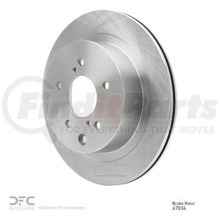 600-67034 by DYNAMIC FRICTION COMPANY - Disc Brake Rotor