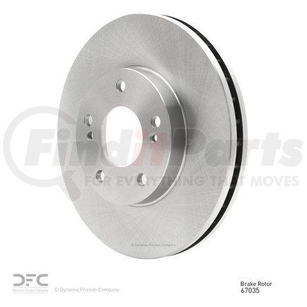 600-67035 by DYNAMIC FRICTION COMPANY - Disc Brake Rotor