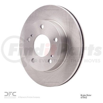 600-67042 by DYNAMIC FRICTION COMPANY - Disc Brake Rotor