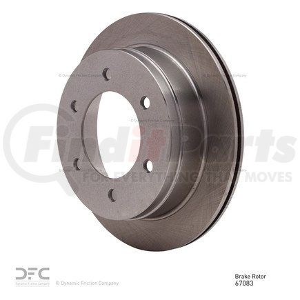 600-67083 by DYNAMIC FRICTION COMPANY - Disc Brake Rotor