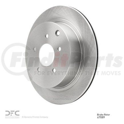 600-67089 by DYNAMIC FRICTION COMPANY - Disc Brake Rotor