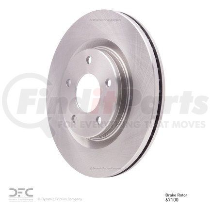 600-67100 by DYNAMIC FRICTION COMPANY - Disc Brake Rotor