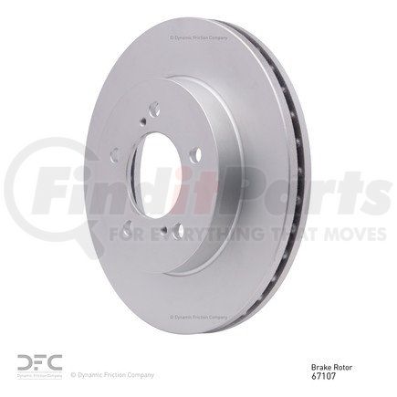 600-67107 by DYNAMIC FRICTION COMPANY - Disc Brake Rotor