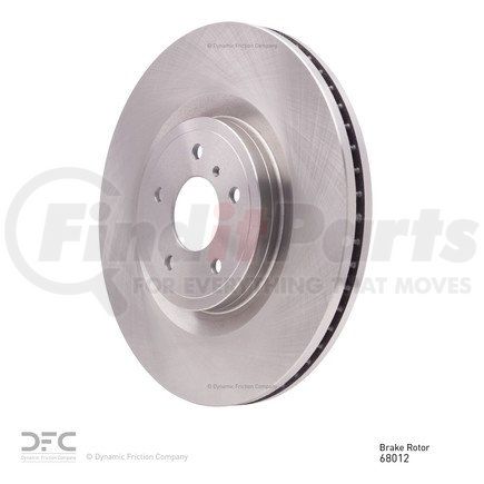 600-68012 by DYNAMIC FRICTION COMPANY - Disc Brake Rotor