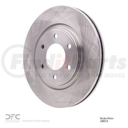 600-68016 by DYNAMIC FRICTION COMPANY - Disc Brake Rotor