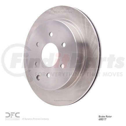 600-68017 by DYNAMIC FRICTION COMPANY - Disc Brake Rotor