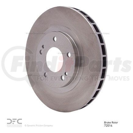 600-72014 by DYNAMIC FRICTION COMPANY - Disc Brake Rotor