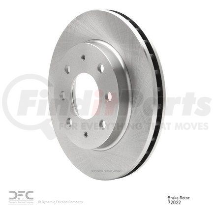 600-72022 by DYNAMIC FRICTION COMPANY - Disc Brake Rotor