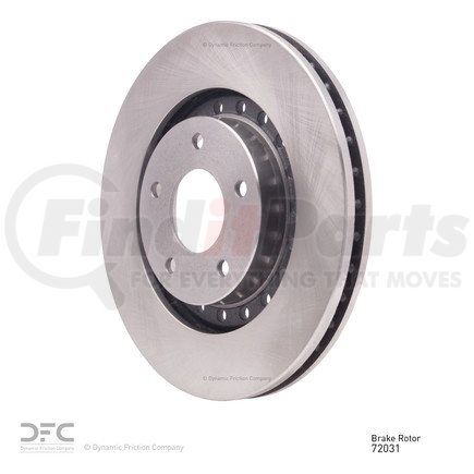 600-72031 by DYNAMIC FRICTION COMPANY - Disc Brake Rotor