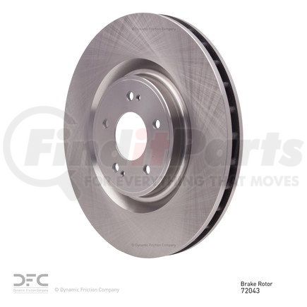 600-72043 by DYNAMIC FRICTION COMPANY - Disc Brake Rotor