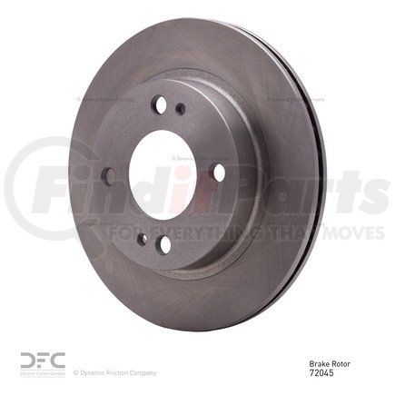 600-72045 by DYNAMIC FRICTION COMPANY - Disc Brake Rotor