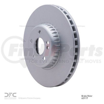 600-63117 by DYNAMIC FRICTION COMPANY - Disc Brake Rotor