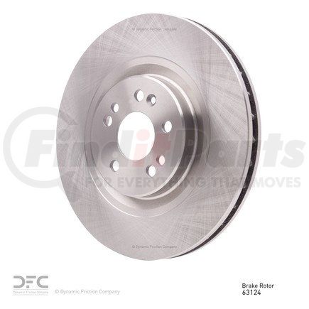 600-63124 by DYNAMIC FRICTION COMPANY - Disc Brake Rotor