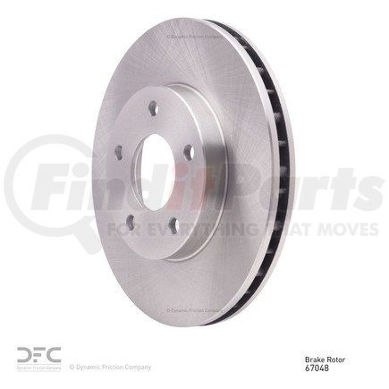 600-67048 by DYNAMIC FRICTION COMPANY - Disc Brake Rotor