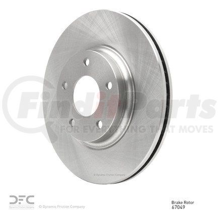 600-67049 by DYNAMIC FRICTION COMPANY - Disc Brake Rotor