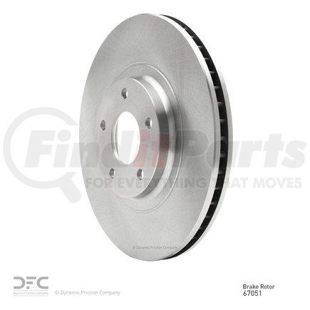 600-67051 by DYNAMIC FRICTION COMPANY - Disc Brake Rotor