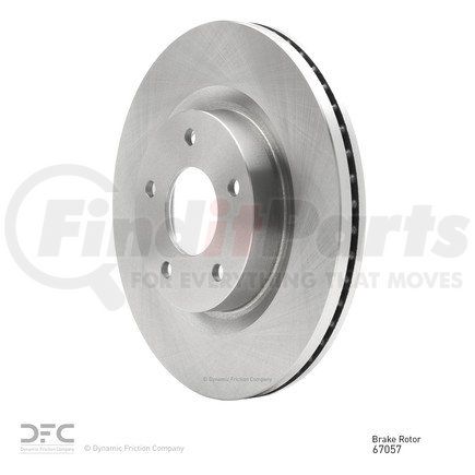 600-67057 by DYNAMIC FRICTION COMPANY - Disc Brake Rotor