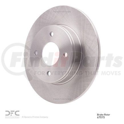 600-67015 by DYNAMIC FRICTION COMPANY - Disc Brake Rotor