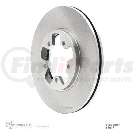 600-67017 by DYNAMIC FRICTION COMPANY - Disc Brake Rotor