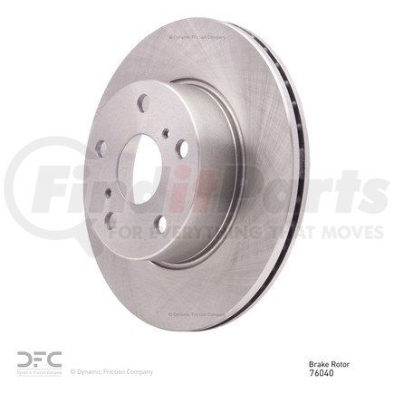 600-76040 by DYNAMIC FRICTION COMPANY - Disc Brake Rotor