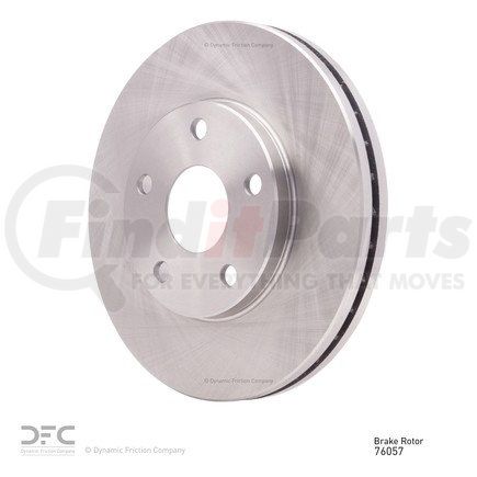 600-76057 by DYNAMIC FRICTION COMPANY - Disc Brake Rotor