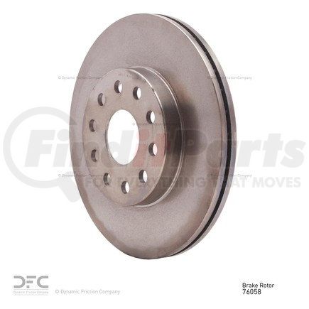 600-76058 by DYNAMIC FRICTION COMPANY - Disc Brake Rotor