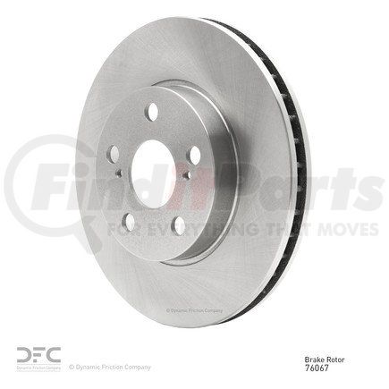 600-76067 by DYNAMIC FRICTION COMPANY - Disc Brake Rotor