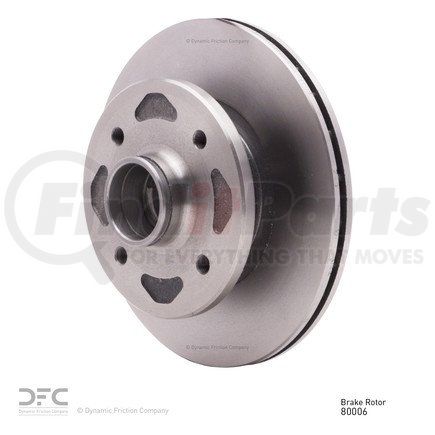 600-80006 by DYNAMIC FRICTION COMPANY - Disc Brake Rotor